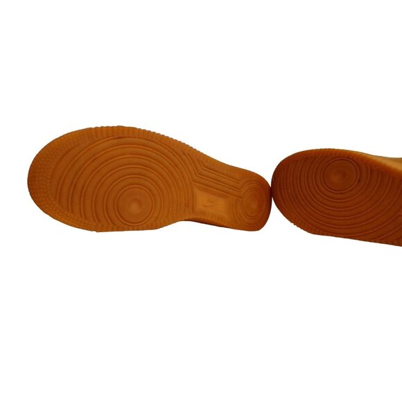 Nike Air Force 1 High Top Sneakers Men's Size 7.5 Women's size 9 Wheat Leather - Picture 7 of 7